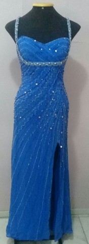 Vestido de festa azul royal  - Foto 3