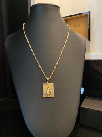 Conjunto em ouro 18k 21 gramas