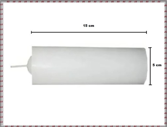 Vela branca 7 dias Aurora 260g - Foto 3