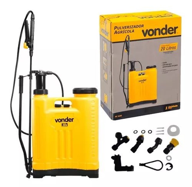 Pulverizador costal manual 20 litros PC 020 VONDER - Foto 5