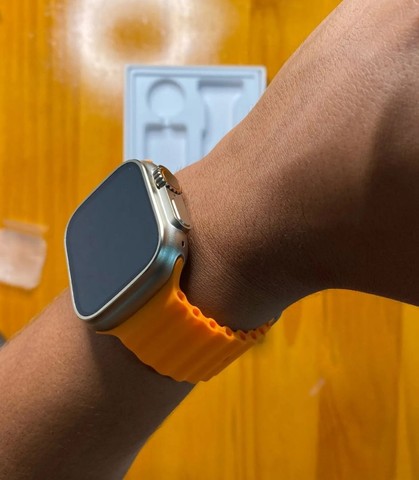 Smartwatch W68 Ultra Max com pulseira extra - Foto 2