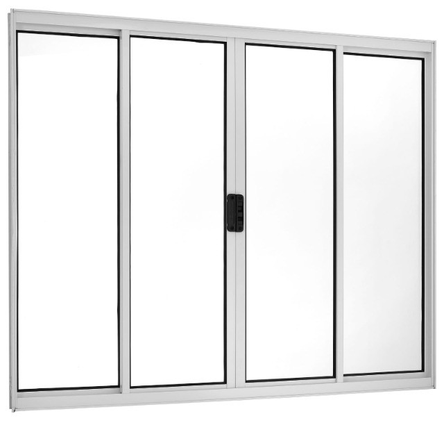 janela aluminio 100x120 2 folhas com grade