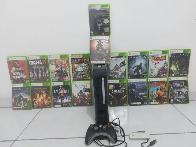 Console Xbox 360 Slim (Edição Limitada: Gears of War) - Microsoft (Usado -  Destravado) - Elite Games - Compre na melhor loja de games - Elite Games