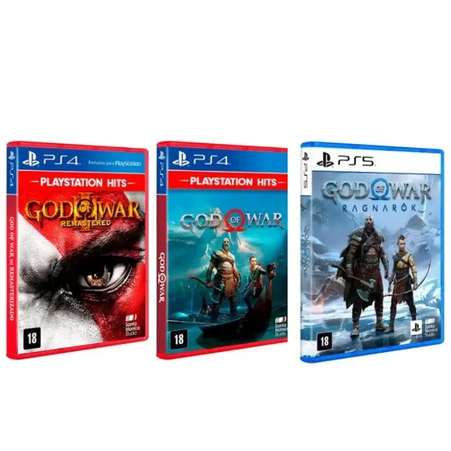 God Of War Ragnarok Ps4 Lacrado Midia Fisica Lançamento, Item de Decoração  Ps4 Nunca Usado 78577979