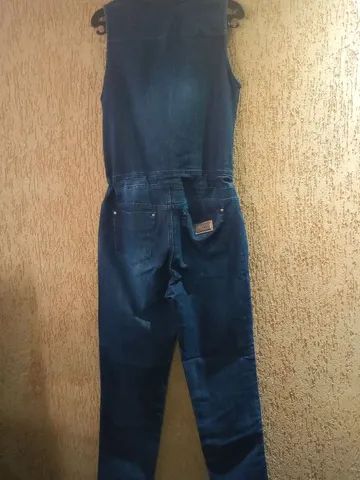 Macacão feminino jeans -Crissol<br> - Foto 3
