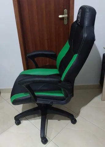 Cadeira Gamer de Escritório Preto Giratória 360 V6 Turbo Mad com