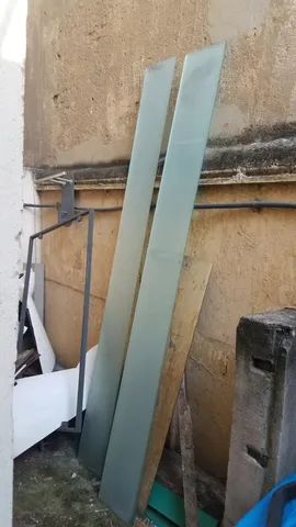 Bancada em inox com vidro para salão de beleza - Foto 2