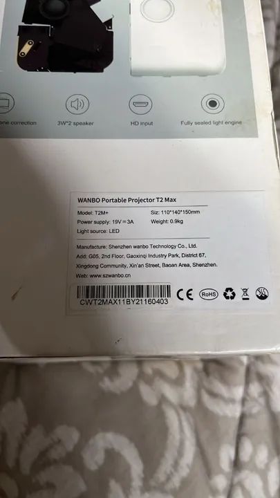 Projetor Wanbo T2 Max - Foto 5