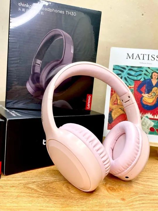 Fone Sem Fio Lenovo TH30 ThinkPlus Bluetooth | Garantia | Leve e Dobrável | Pronta Entrega - Foto 4