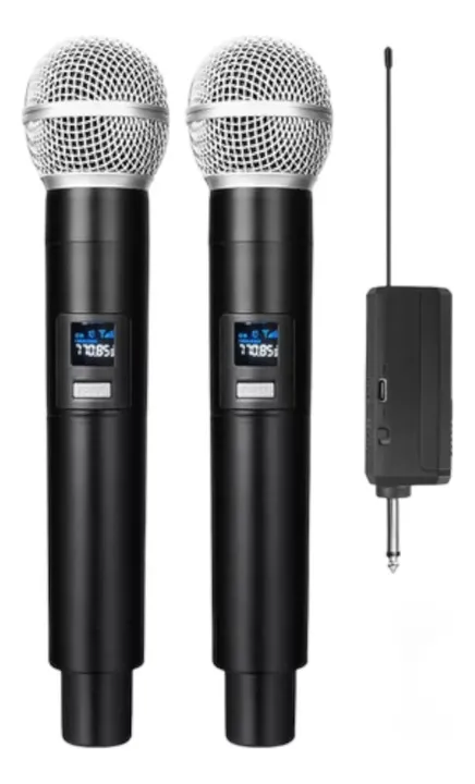 Microfone Sem Fio Wireless Profissional Tomate Mt-2301 -Loja Coimbra Computadores Entrega