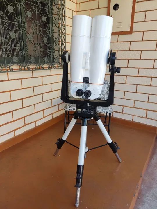 Binóculo telescópio gigante lente 150mm diâmetro 28x, 44x, 88x de aumento - Foto 6