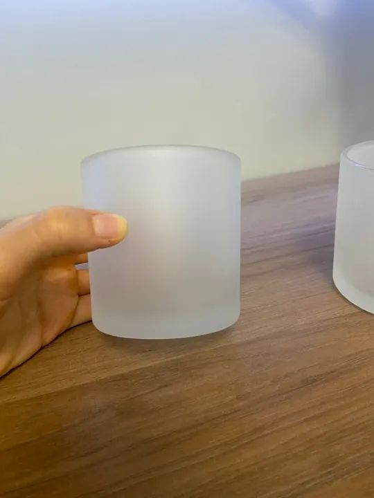 9 Copos de Vidro Fosco - Foto 4