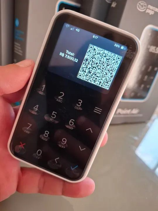 Máquina de Cartão Point AIR LED TELA TOUCH SCREEN - SEM TETO DE VENDAS / A PRONTA ENTREGA - Foto 3