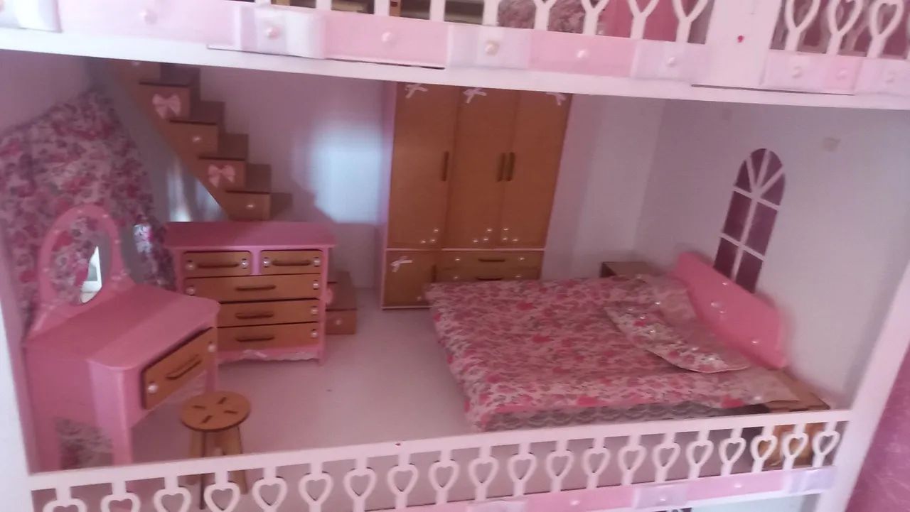 Casa de Boneca Linda e Completa - Foto 4