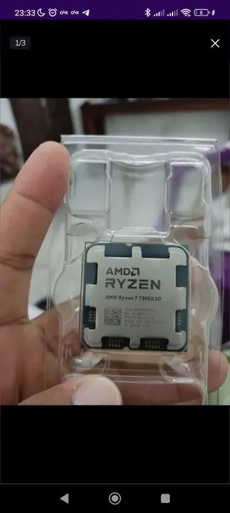 RYZEN 7800x3D NUNCA USADO.