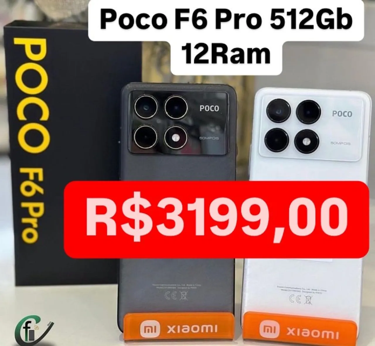 Celular Poco F6 Pro 512Gb 12Ram Novo Lacrado Global Entregamos