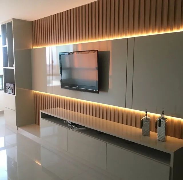 Painel para sala -  Projeto 3D grátis!!!  - Foto 5