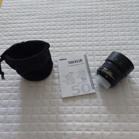 Lente Nikon 50mm F/1.8g AF-S Autofoco - Foto 2