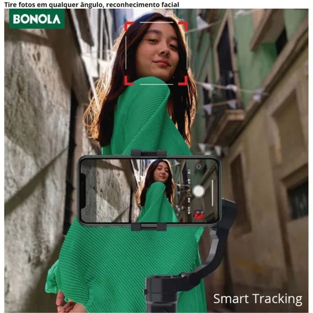 Estabilizador Camera E Celular Handheld Gimbal 3 Eixos - Foto 6