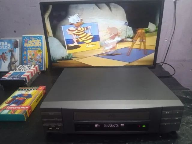 Video Cassete Jvc 4 Cabeças HR-J401M Japan Com controle Remoto
