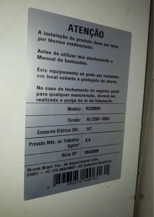 RECIRCULADOR DE ÁGUA RINNAI  - Foto 2