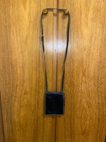 Bolsa couro preta 