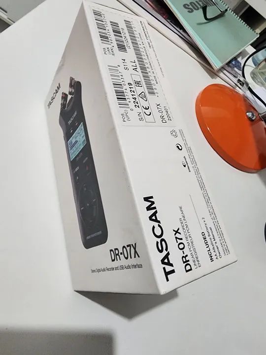 Gravador de Áudio Tascam DR-07X -  - Foto 3