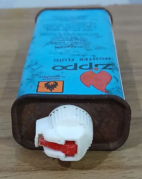 Lata vazia zippo lighter fluid  - Foto 5