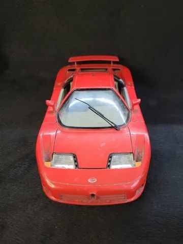 Miniatura Bugatti Eb 110 1991 Vermelha Bburago 1/18 (2) - Foto 3