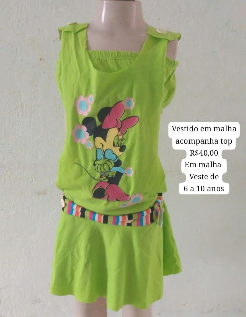 Vestidos infantis tamanho 2 4 e 6 anos - Foto 4