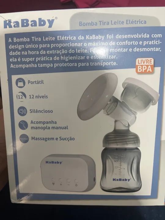Bomba de Extração de Leite Materno elétrica e manual (duas em uma ). - Foto 2