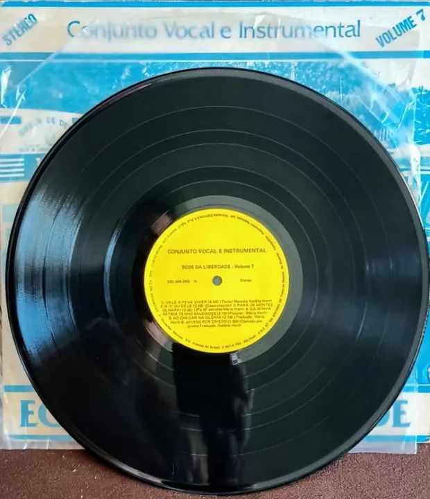 Lp Disco de Vinil Gospel Evangélico Conjunto Ecos Da Liberdade Vol. 7 - Foto 3