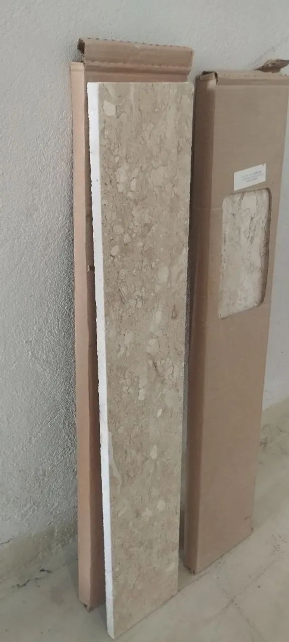 Soleira de mármore travertino 2 unidades  - Foto 2
