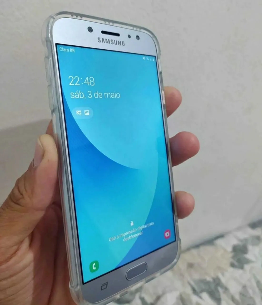 J7 pro azul