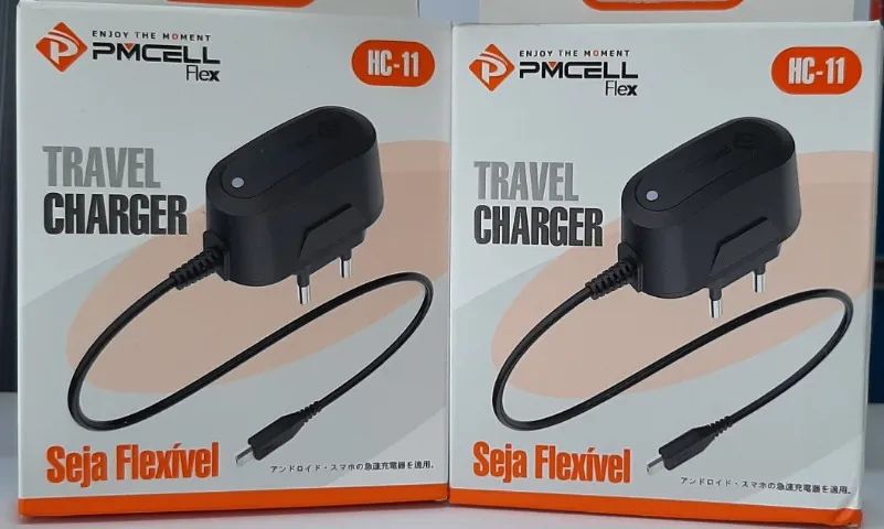 Carregador p/ Celular Micro / Usb Pmcel ...Travel