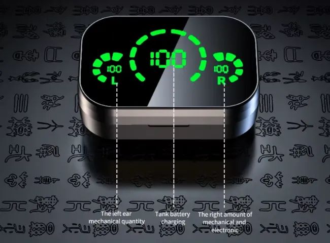 Fones YD O3 Bluetooth  Display Touch Control Earbuds. - Foto 4