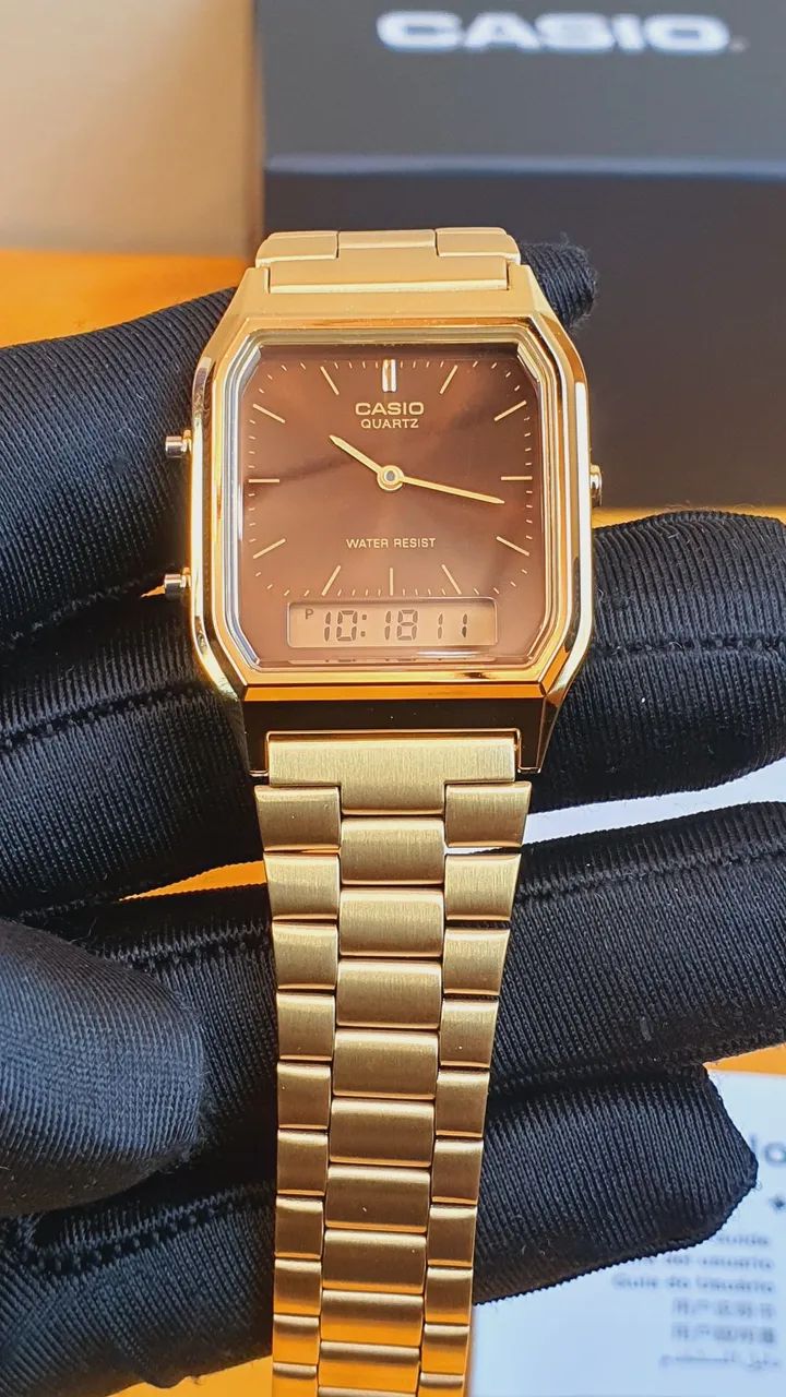 Casio AQ-230GA Dourado  - Foto 4