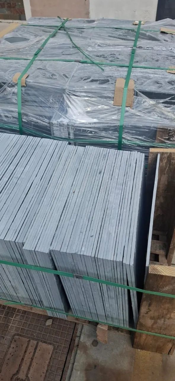 Pedra Natural Ardósia Cinza 49x49 - Piso De Pedra Natural - Foto 6