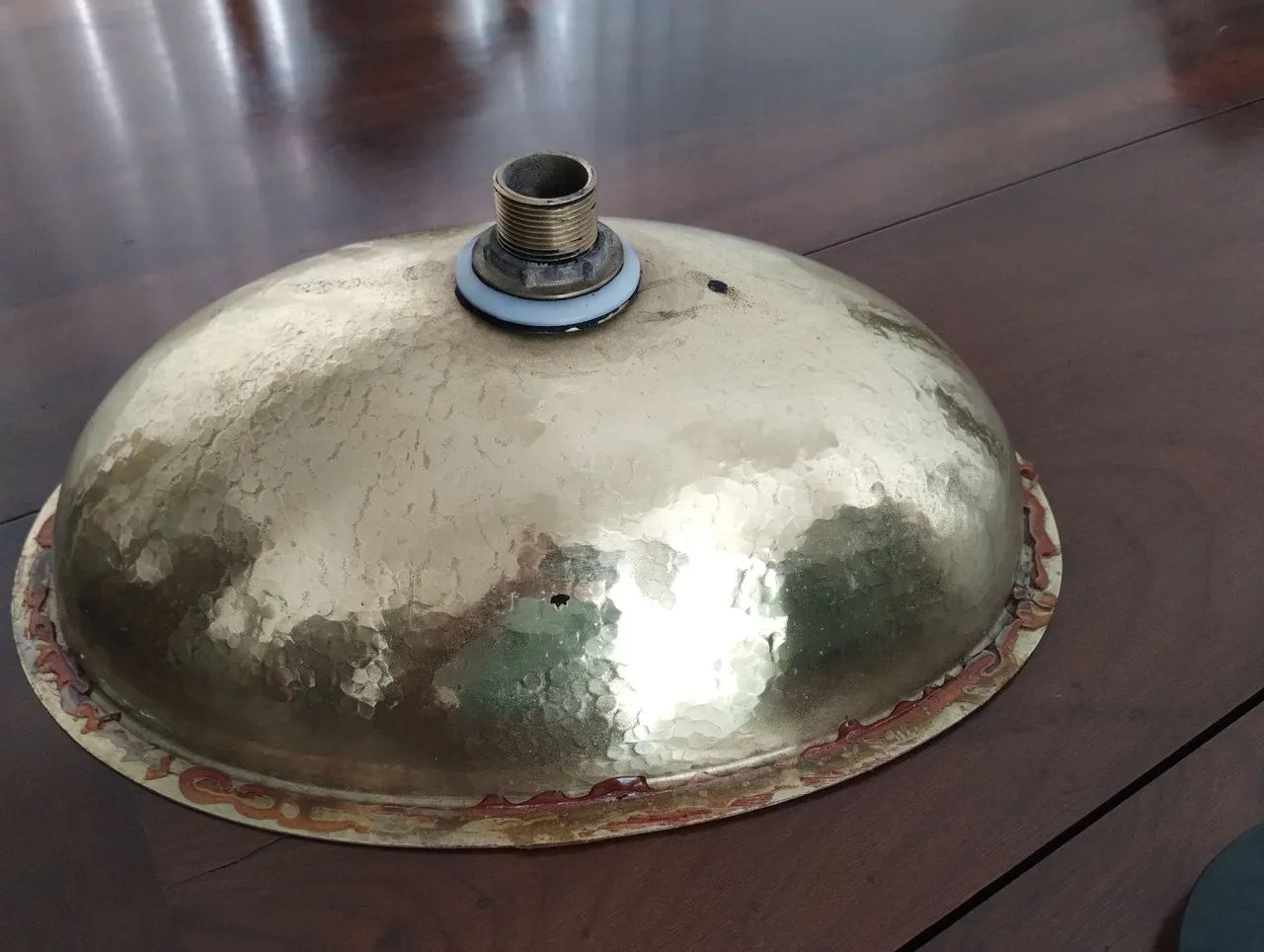 Cuba em latão com torneira Vintage  - Foto 5