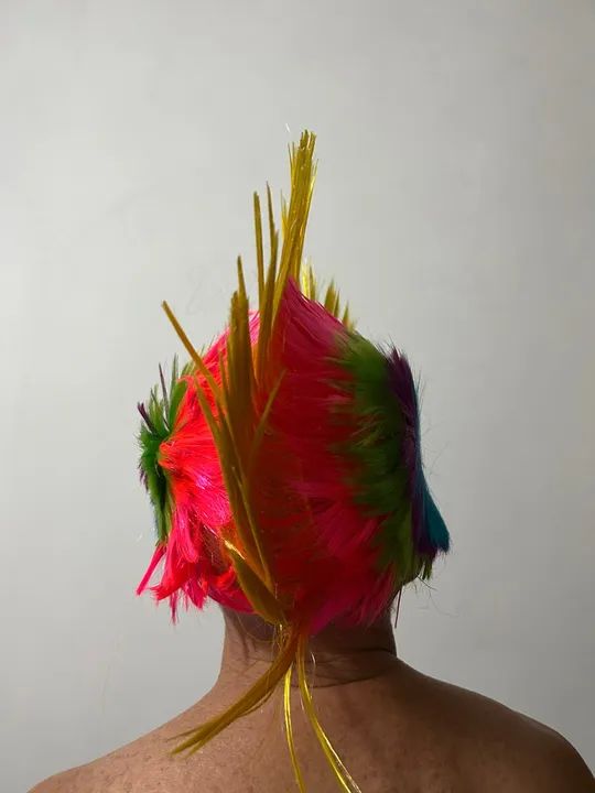 Fantasia Perucas- Estilo Moicano - Foto 4
