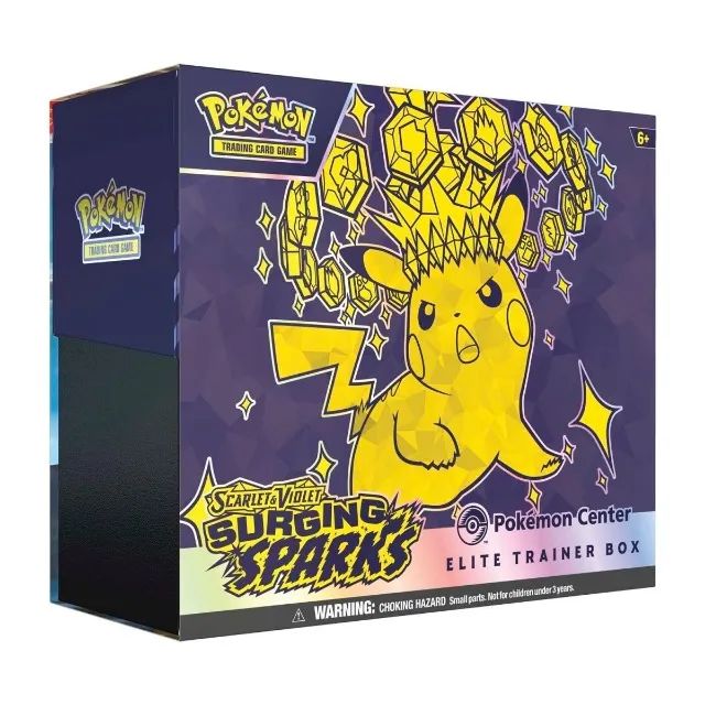 ETB Americana (Fagulhas Impetuosas) Surging Sparks Pokémon Center Elite Trainer Box