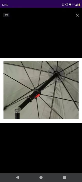 Guarda Sol de Pescaria Carpelan 200cm - Foto 2