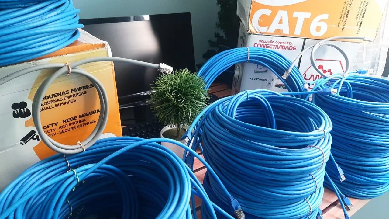 Cabo de rede CAT.6 e CAT.5e 100% cobre 5,10,15,20,25,30,40,50 METROS ENTREGA GRÁTIS  - Foto 6