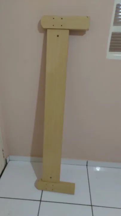 Cama de casal em madeira e com colchão  - Foto 5