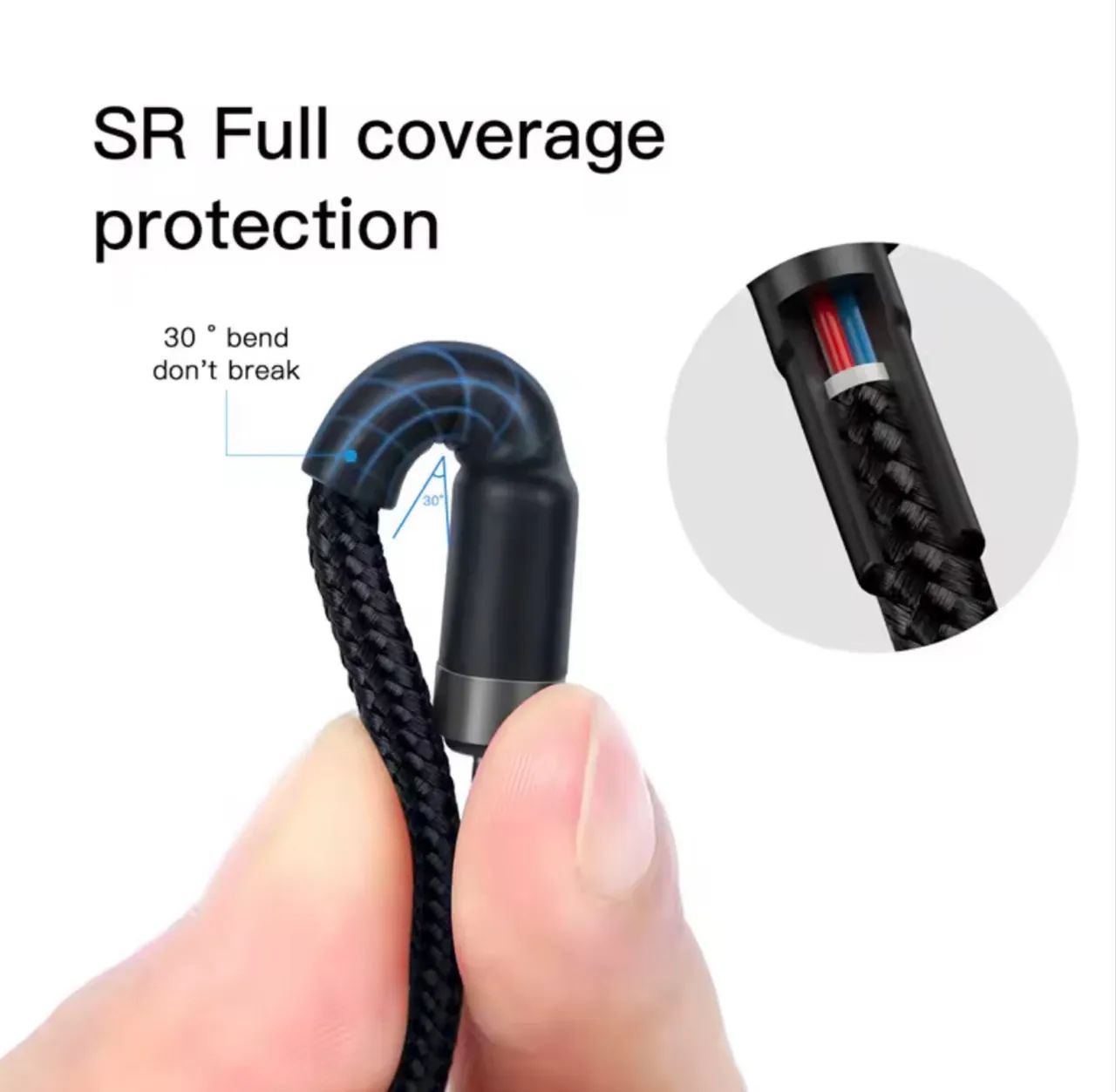 Cabo Baseus 100W USB-C para USB-C Carregamento rápido Power Delivery - Foto 4