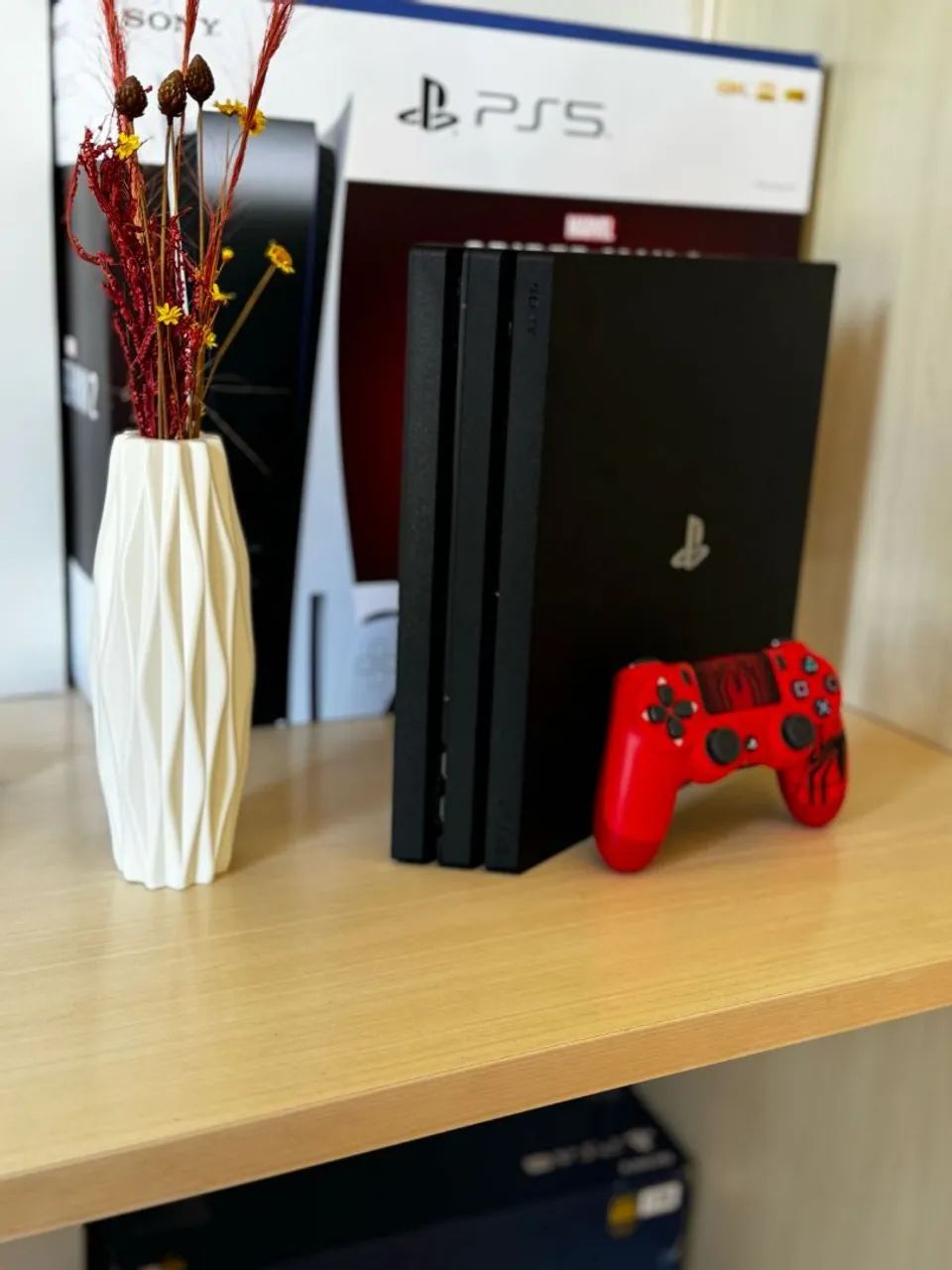 PS4 Pro 1 TB com Controle Spider-Man - Foto 5