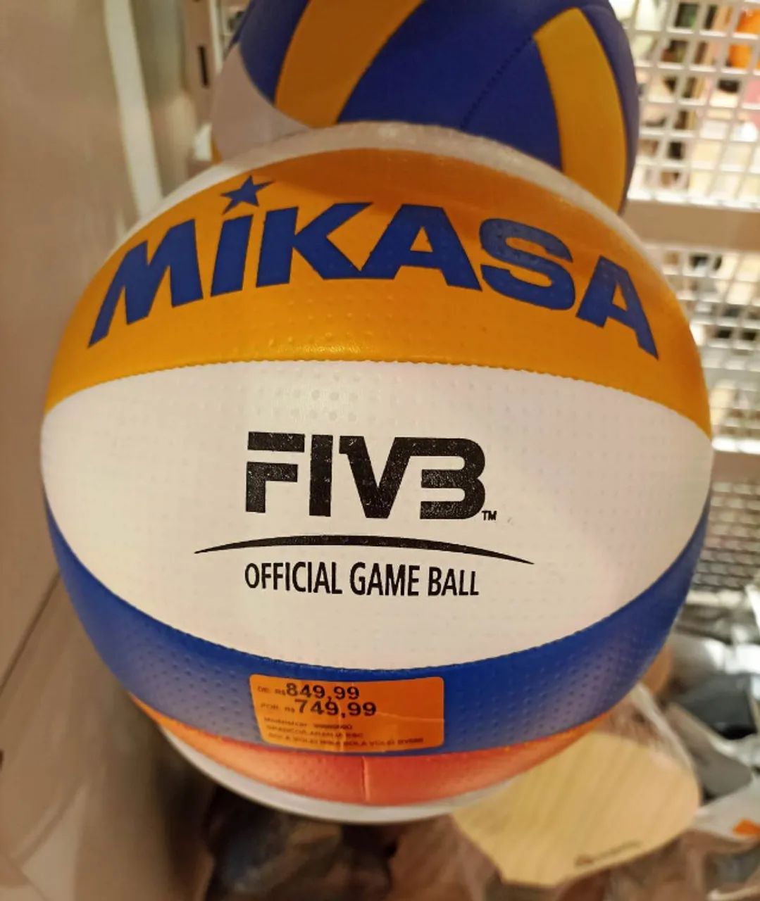 Bola Vôlei de Praia Mikasa BV550-Padrão FIVB - Foto 5