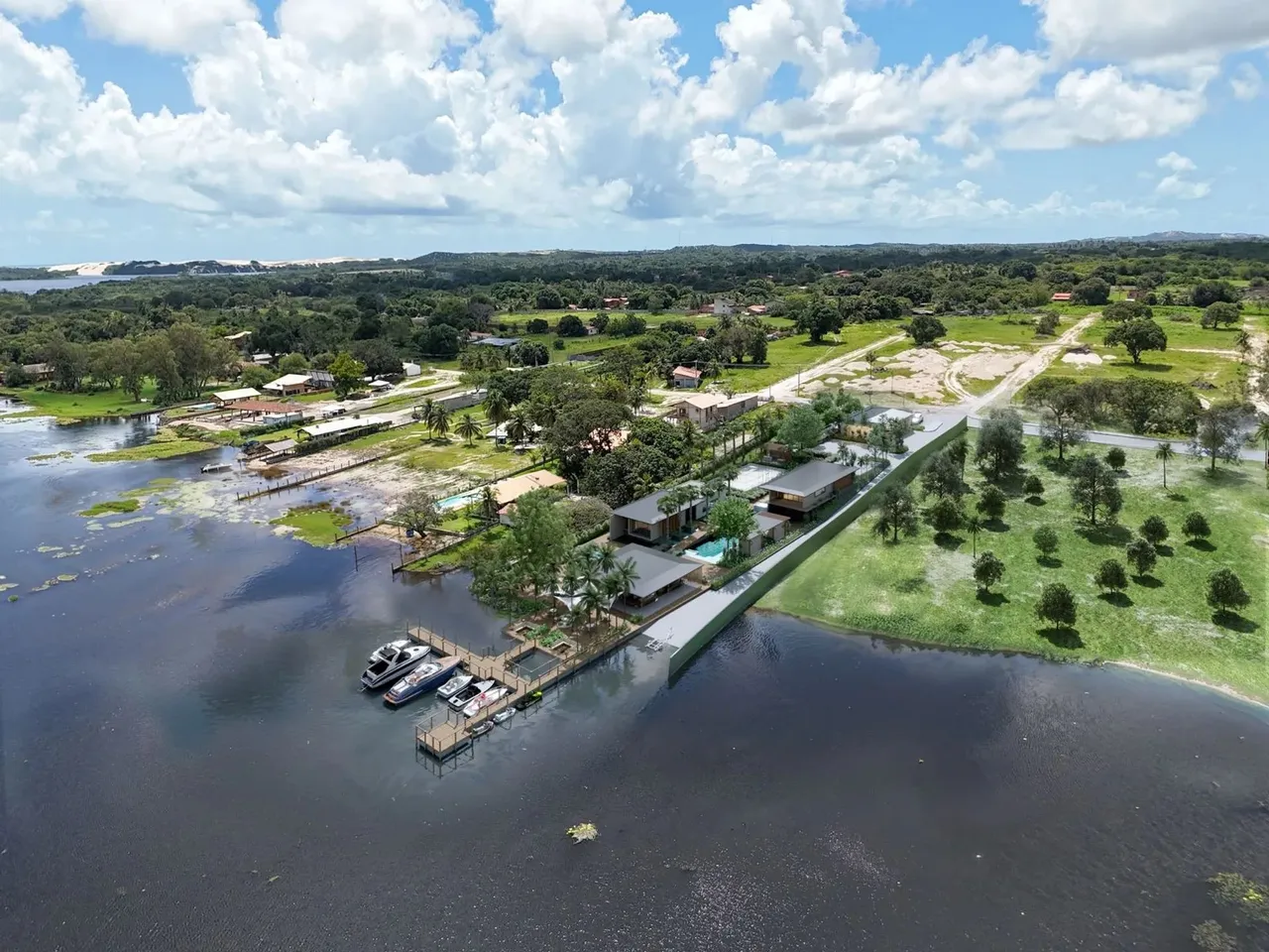 CONDOMÍNIO FECHADO NA LAGOA DO CATÚ
