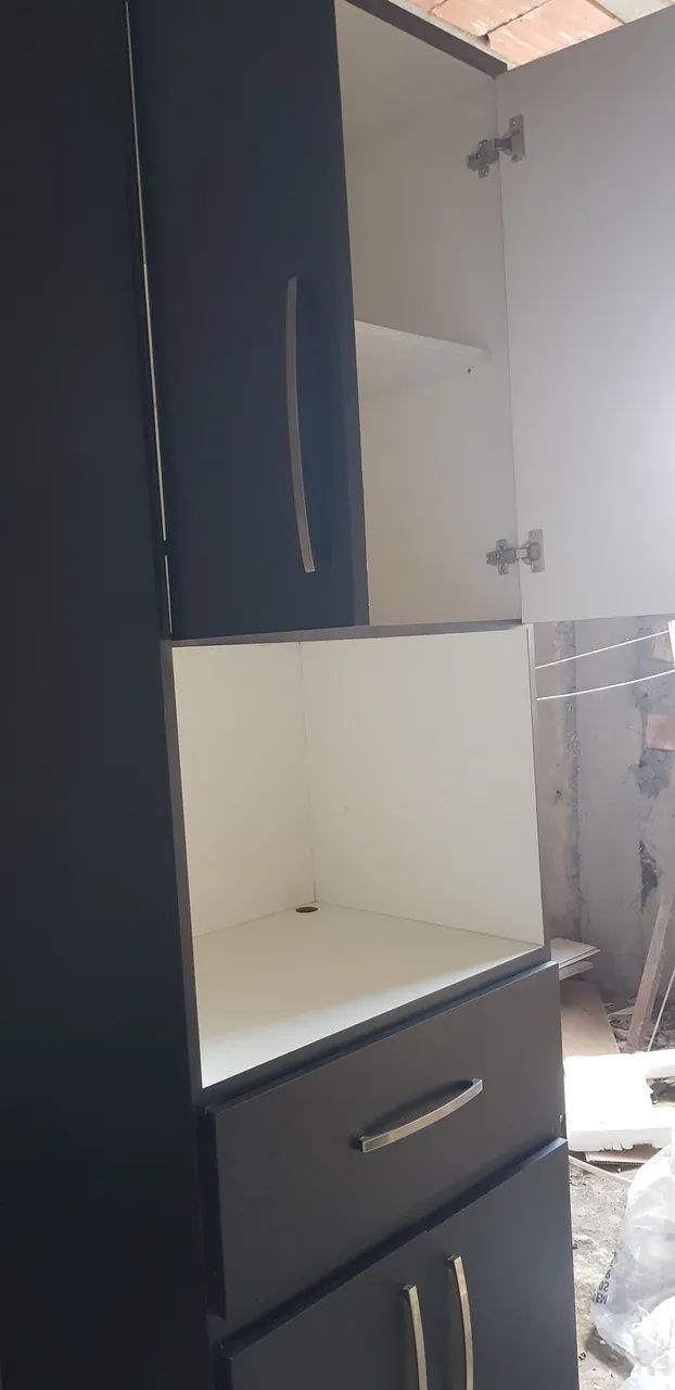 Armário , paneleiro de Cozinha Preto planejado 100%Mdf - Foto 2
