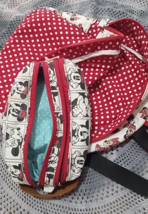 Mochila e Estojo Escolar Mickey&Minnie  - Foto 2